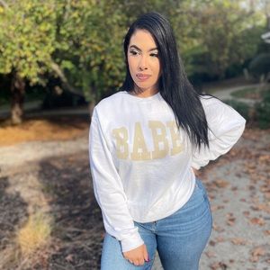 White Crewneck Sweatshirt